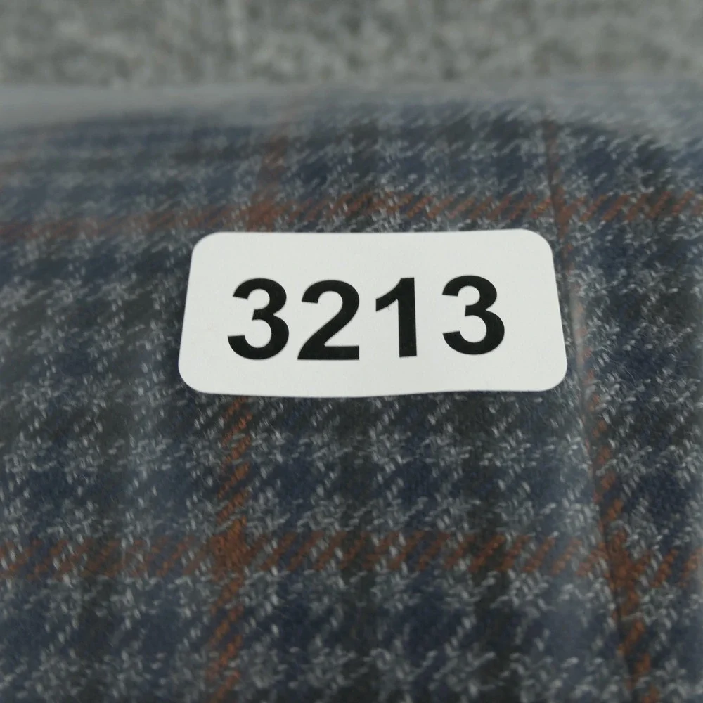 Stafford Sport Coat Men 44S Short Merino Wool Houndstooth Plaid Blazer Classic